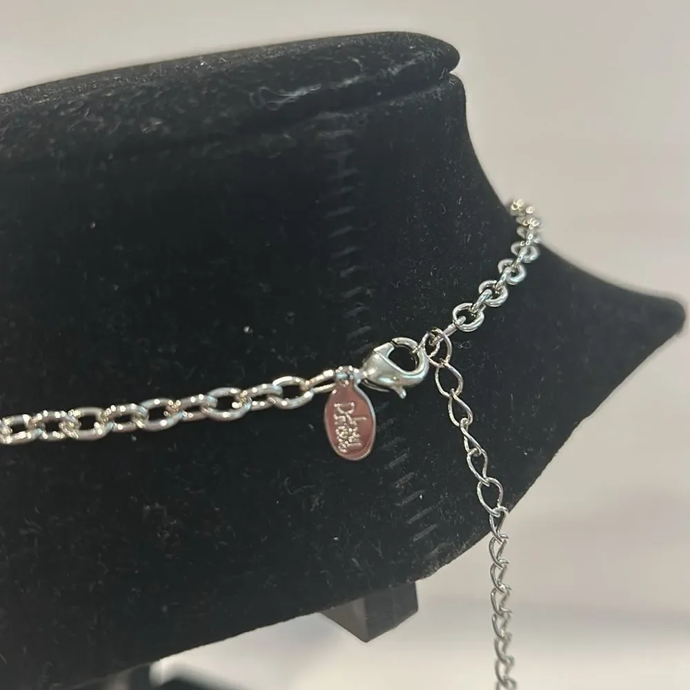 NWOT Joan Rivers Silver Beads Necklace